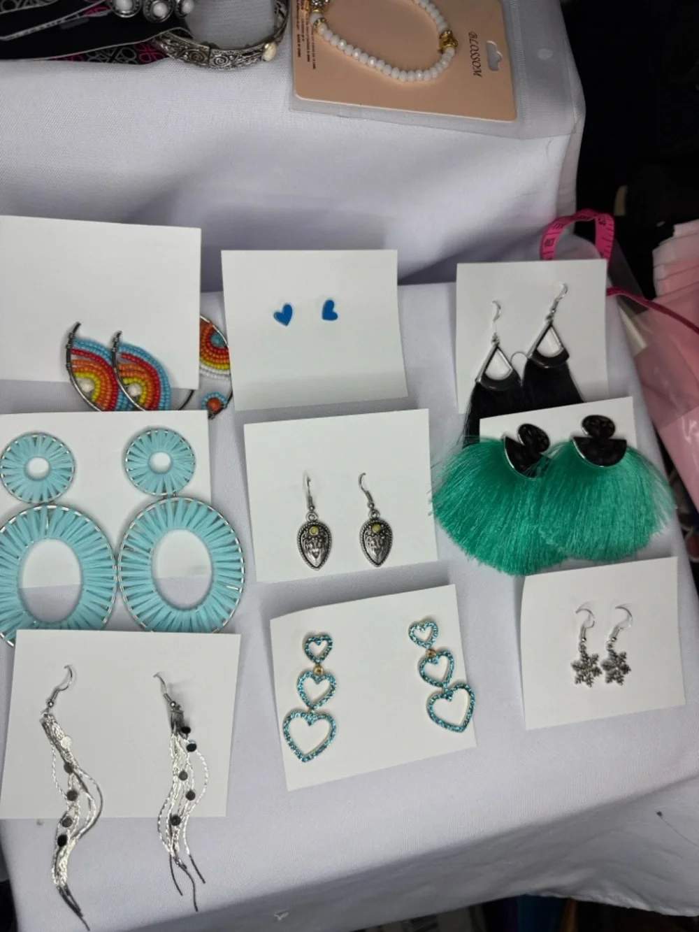 50 Jewelry Display Cards Earring Cards Bulk Small Business Supplies